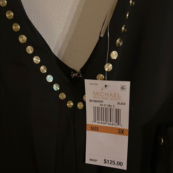 NWT Michael Kors Black Jumpsuit with Silver Accents Friday event sale🌺 - Picture 13 of 15